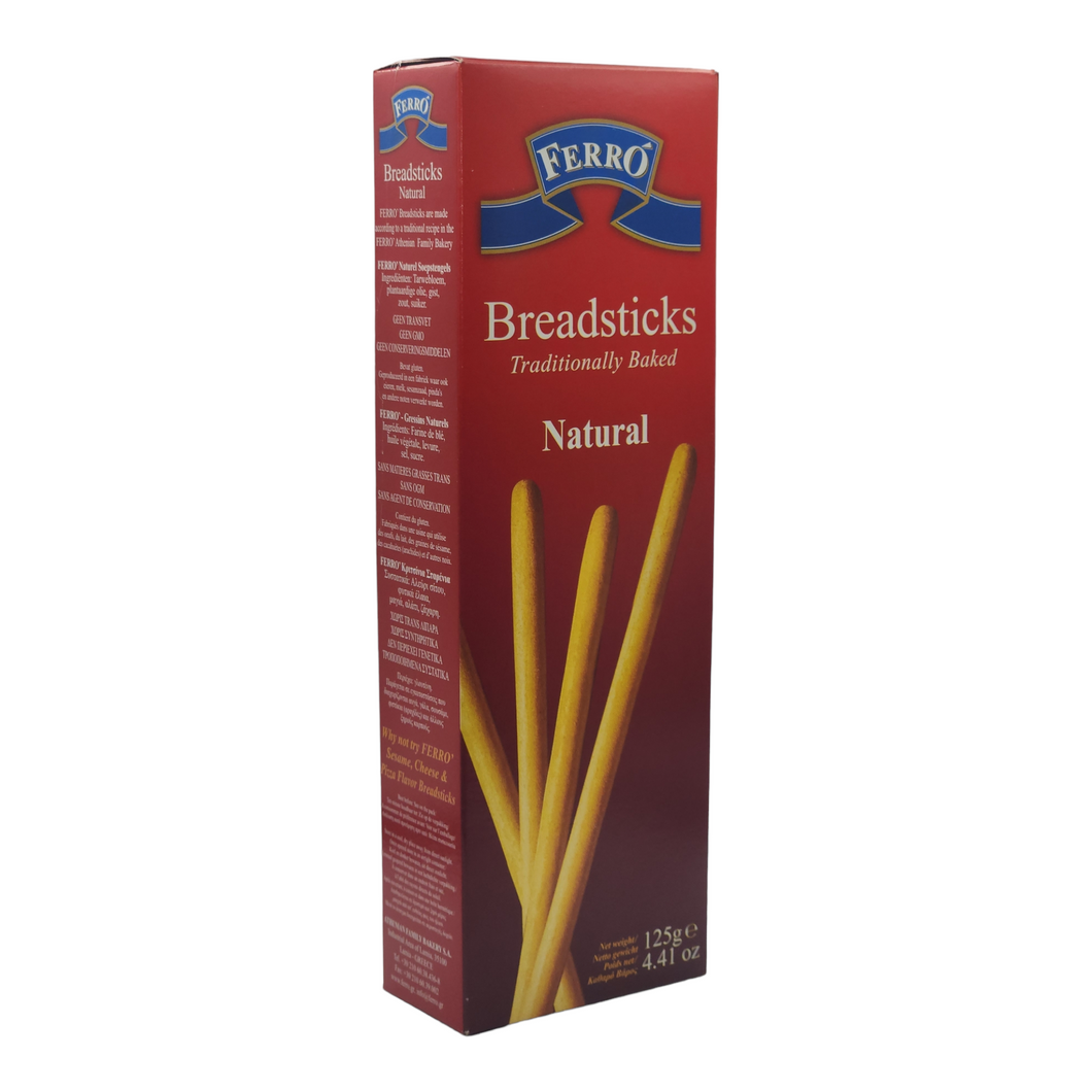 FERRO Breadsticks Natural Traditional Baked 4.41oz (125g)