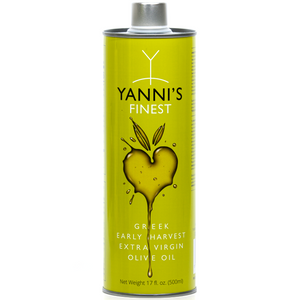 YANNI’S FINEST,Greek Multi Awarded Extra Virgin Olive Oil,17 fl.oz