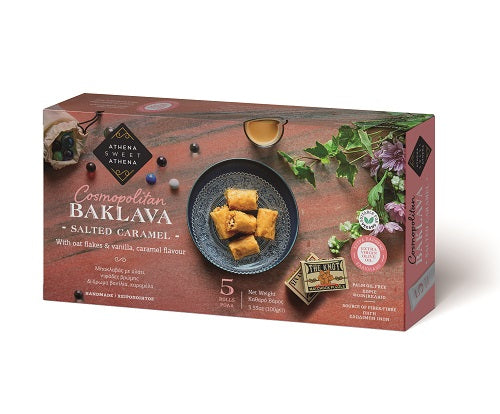 Cosmopolitan BAKLAVA -Salted Caramel- 5 Rolls 3.53oz (100g)